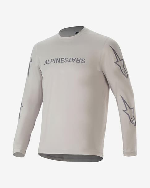Maillot Alpinestars A-Dura Switch manga larga blanco puro gris