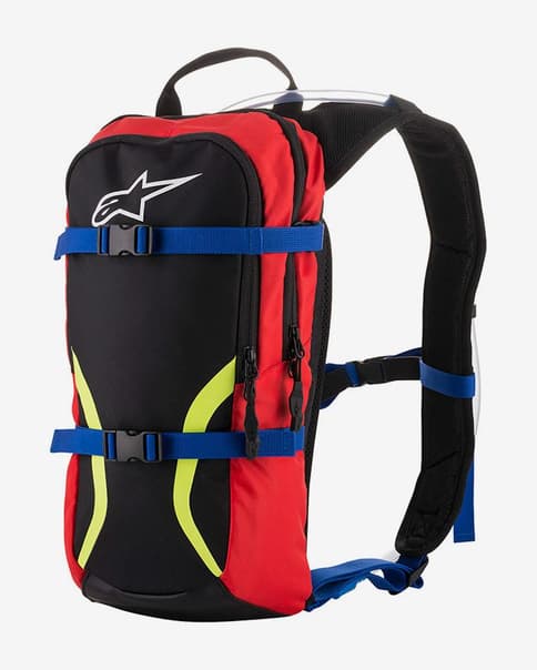 Mochila hidratación Alpinestars Iguana negro azul rojo