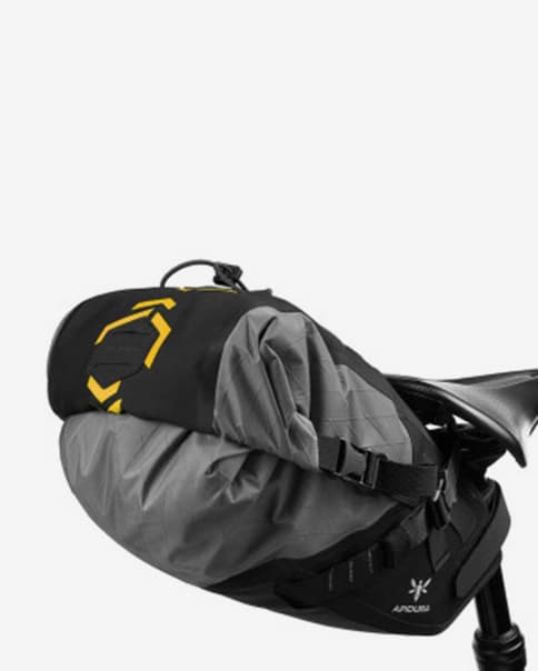 Bolsa de sillín Apidura Backcountry Saddle Pack 6L negro gris