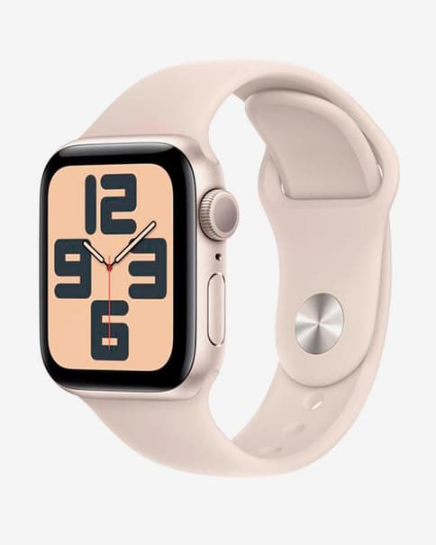 Apple Watch SE GPS 40 mm + Bracelete desportivo branco estrela