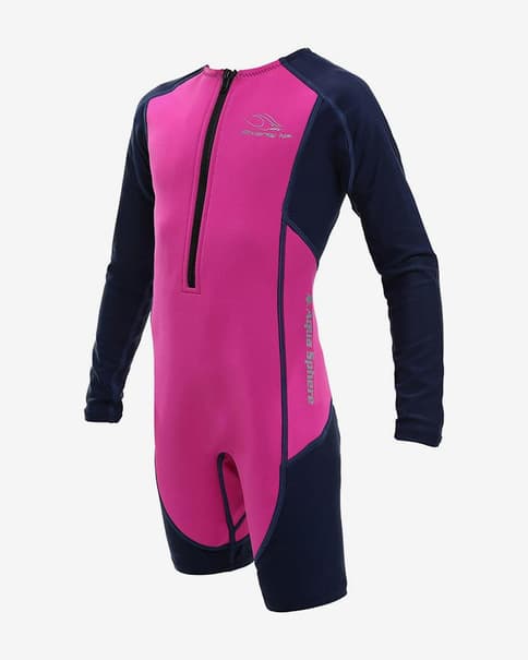 Kombinezon ochronny Aqua Sphere Stingray HP2 z krótkim rękawem, różowy, granatowy