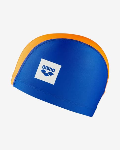 Gorro de natación Arena Unix II azul claro naranja azul infantil