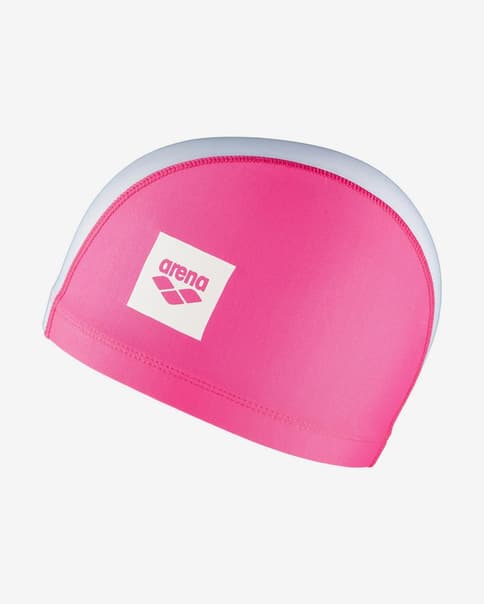 Gorro de natación Arena Unix II rosa blanco infantil
