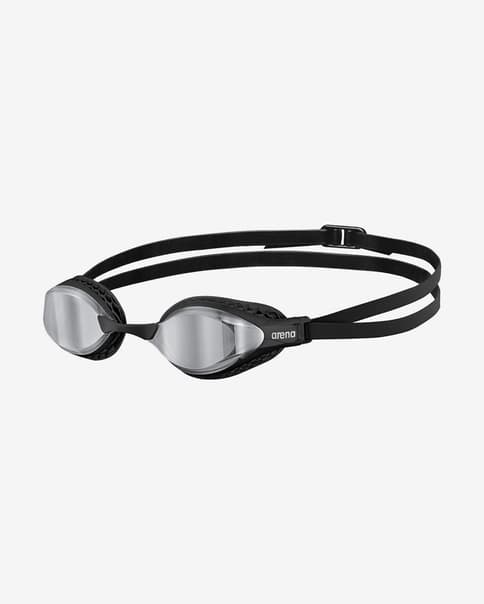 Gafas de natación Arena Air Speed negro con lentes espejadas gris