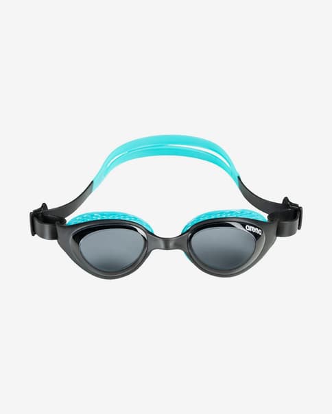 Gafas de natación Arena negro azul con lentes oscuras gris