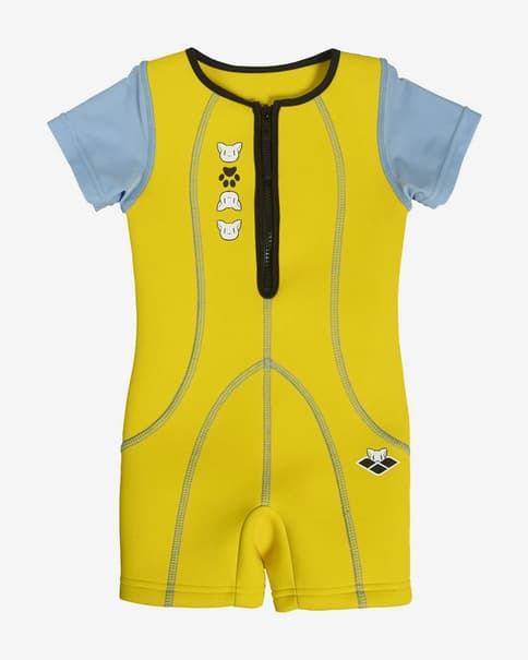 Traje de neopreno Arena Friends AWT amarillo gris blanco infantil