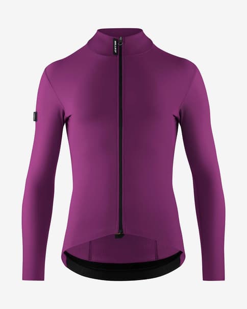 Maillot Assos MILLE GT Spring Fall c2 manga larga violeta fuerte negro