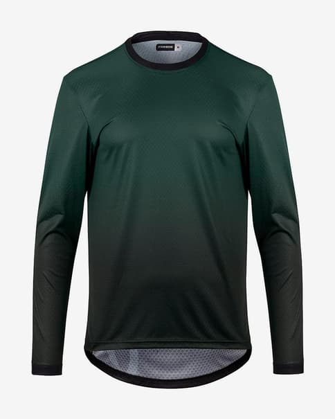 Maillot Assos Trail T3 manga larga verde pino