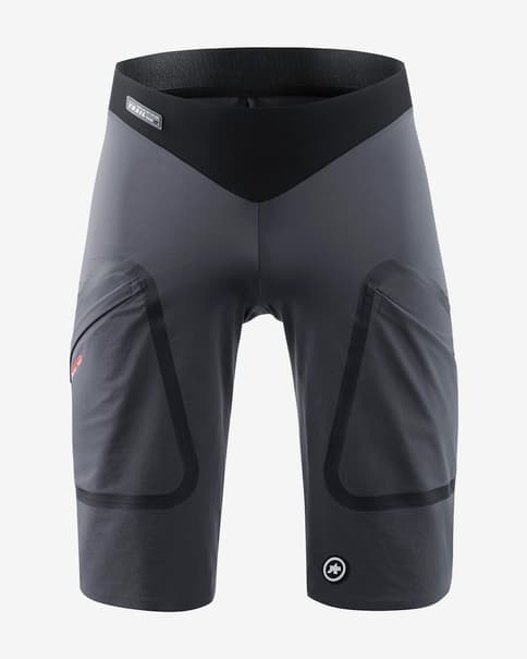 Pantalón corto Assos Trail Tactica T3 sin badana gris oscuro