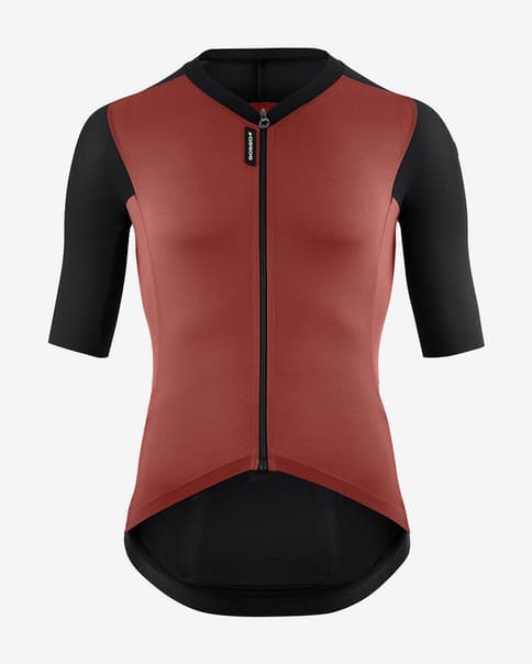 Maillot Assos Tactica T5 manga corta rojo granate negro