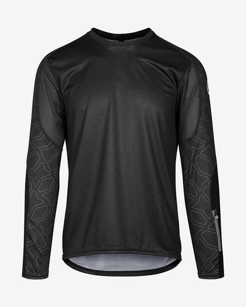 Maillot Assos Trail manga larga negro