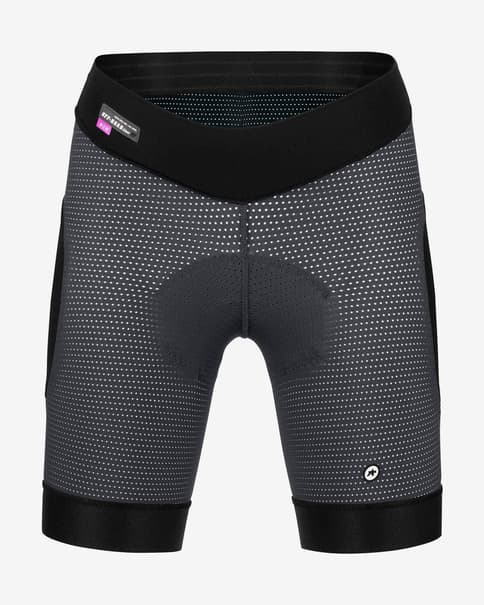 Culote interior sin tirantes Assos Trail Tactica High Performance T3 gris mujer