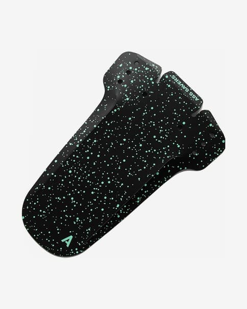 Guardabarros delantero Ass Savers Mudder Regular negro verde