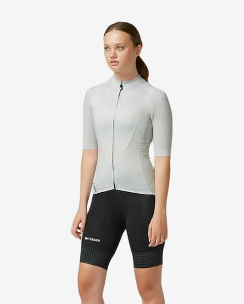 Camisola Attaquer A-Line de manga curta cinzento mulher