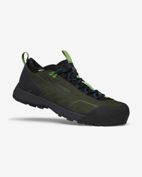 Zapatillas Black Diamond Mission Leather Low Waterproof Approach verde oscuro