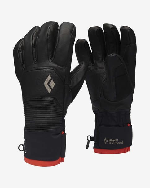 Handsker Black Diamond Impulse GORE-TEX herre sort rød
