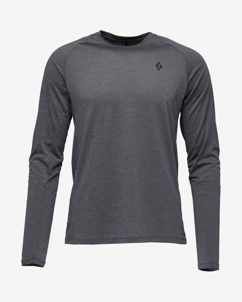 Camiseta Black Diamond Lightwire Tech manga larga gris oscuro
