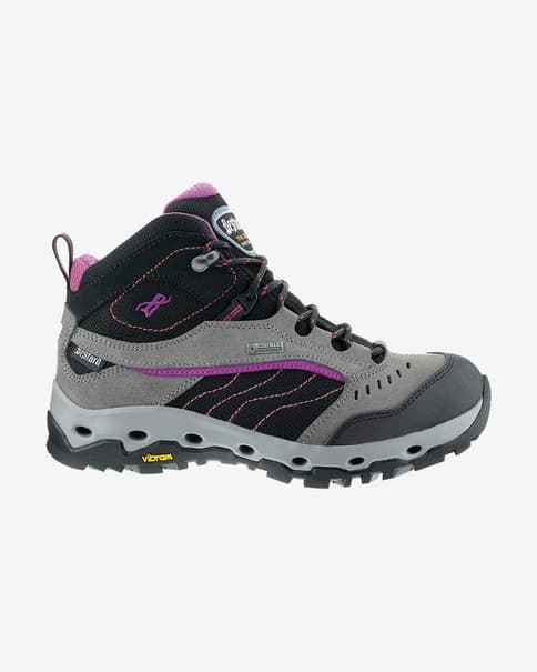 Botas Bestard Space Mid GORE-TEX negro gris rosa mujer