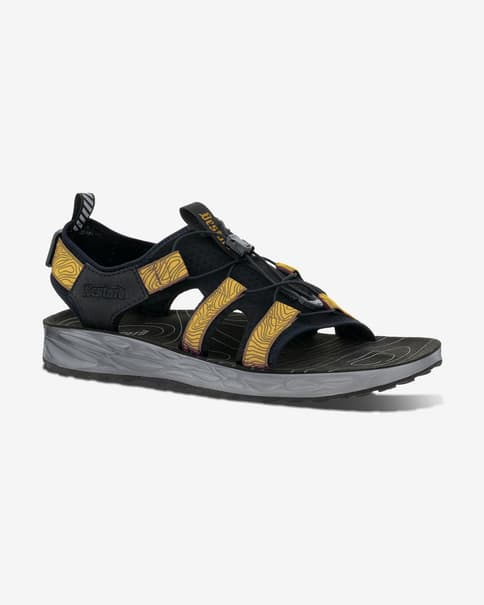 Sandalias Bestard Cross amarillo negro
