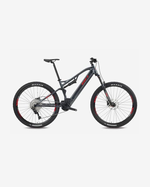 Bicicleta eléctrica BH Atom Lynx 8.0 gris negro rojo