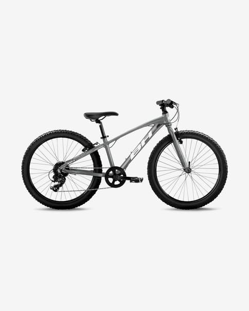 Bicicleta infantil BH Expert 24 9V plata blanco