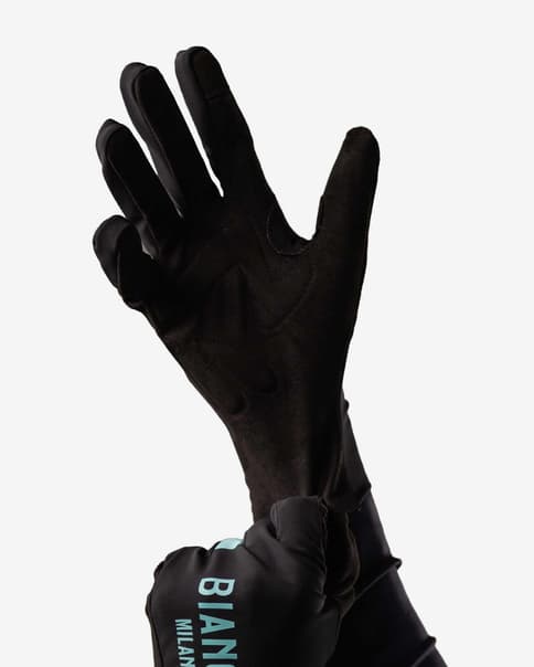 Guantes largos Bianchi Milano Road Winter negro