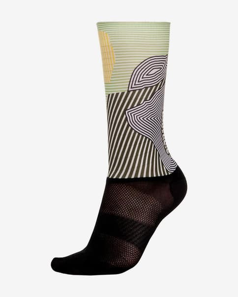 Calcetines Bioracer Epic blanco amarillo