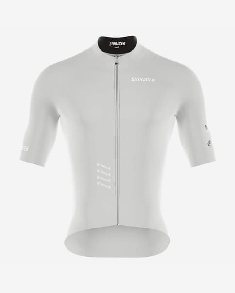 Maillot Bioracer Epic 2025 manga corta gris claro