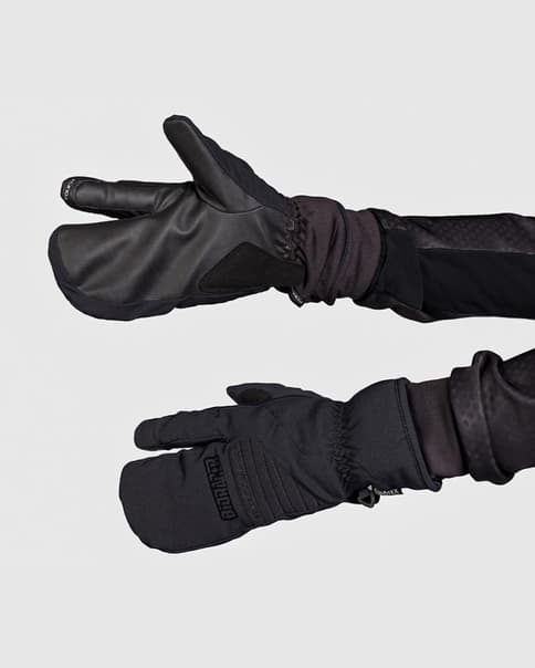 Guantes largos Bioracer Alaska Pro negro