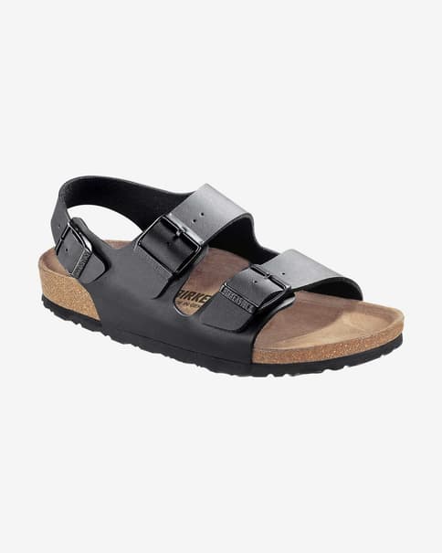 Birkenstock Milano Birko-Flor Smalle sandaler sorte