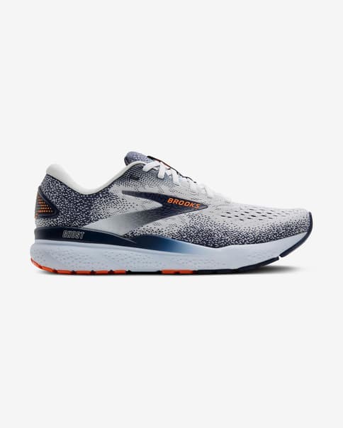 Chaussures Brooks Ghost 16 Medium gris blanc orange