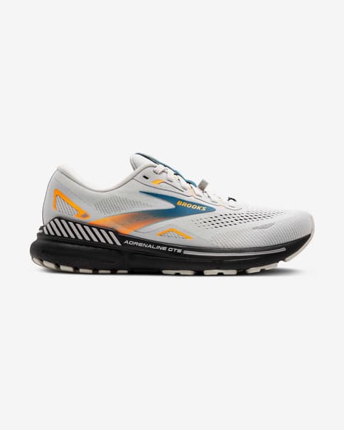 Ténis Brooks Adrenaline GTS 23 Medium GORE-TEX branco azul laranja