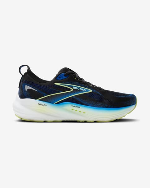 Chaussures Brooks Glycerin 22 Wide noir bleu cobalt