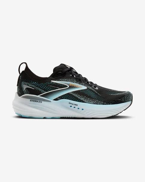 Chaussures Brooks Glycerin GTS 22 Medium noir bleu ciel