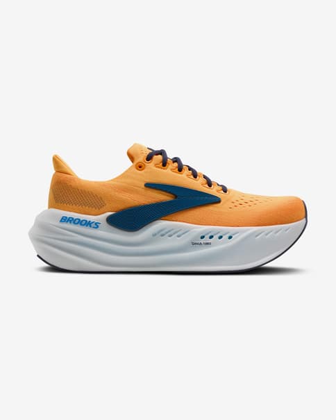 Chaussures Brooks Glycerin Max Medium orange bleu foncé