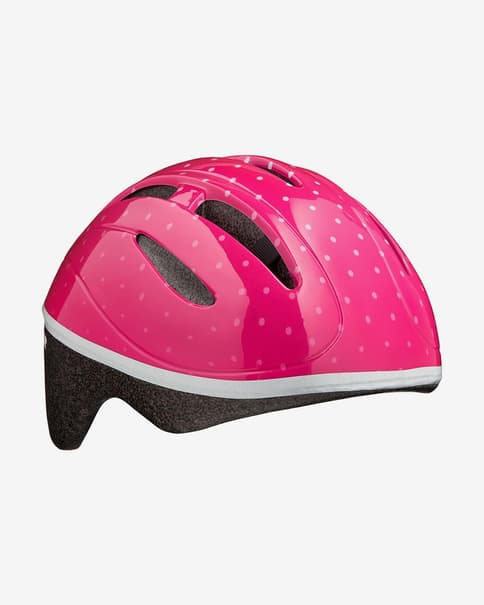 Lazer Bob+ roze gestippelde helm