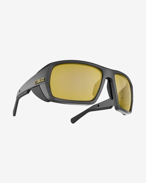 Gafas Bliz Peak M15 negro con lentes polarizadas amarillo