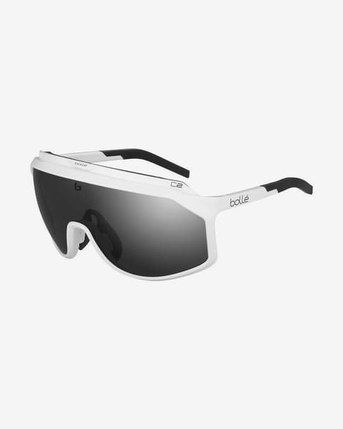 Gafas Bollé Chronoshield blanco con lentes espejadas negro