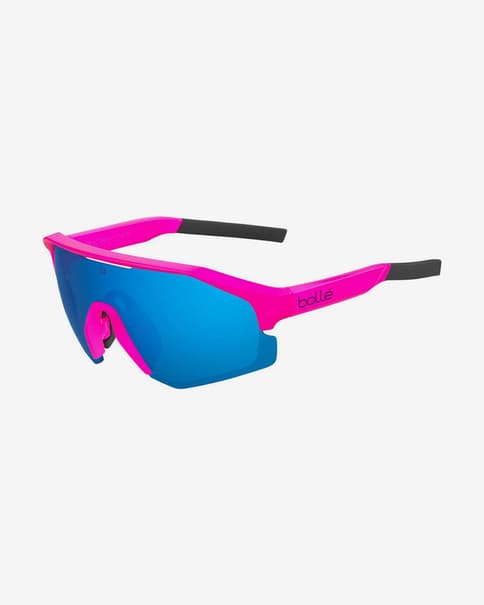 Gafas Bollé Lightshifter rosa con lentes espejadas azul