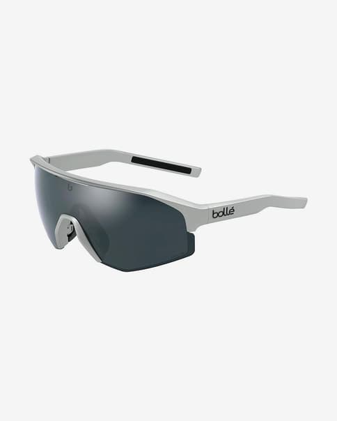 Gafas Bollé Lightshifter XL plata con lentes polarizadas negro gris claro