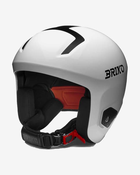 Helm Briko Vulcano 2.0 in glänzendem Weiß.