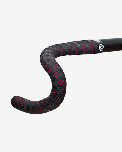 Cinta manillar Bike Ribbon Drops negro rojo