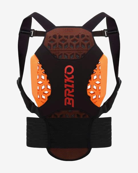 Chaleco protección Briko Airy Protetto negro naranja