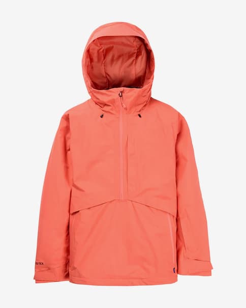 Chaqueta con capucha Burton Pillowline GORE-TEX 2L Anorak naranja rosáceo mujer