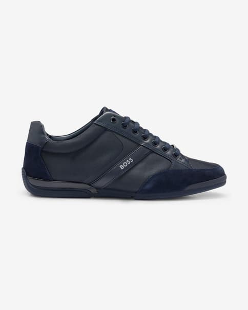 Zapatillas BOSS Low azul marino