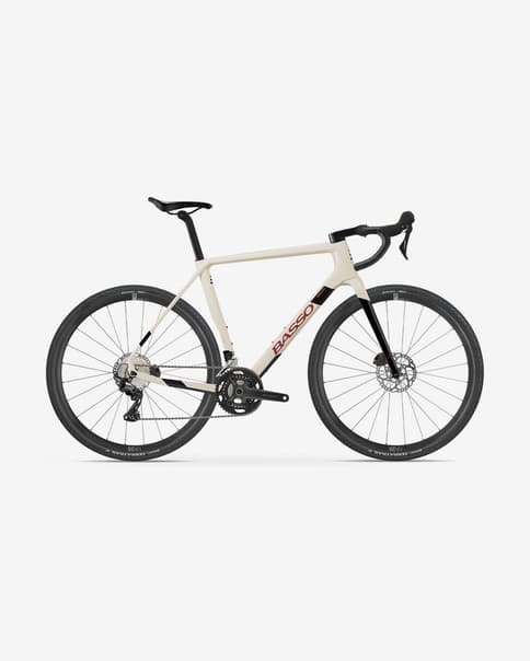 Bicicleta Gravel Basso Palta Shimano GRX 610 2x12V MX25 blanco