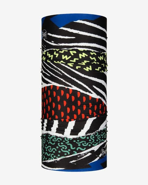 Buff CoolNet UV+ negro blanco rojo infantil