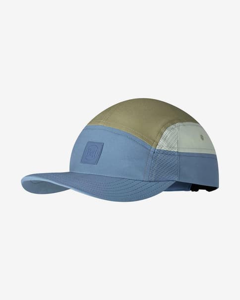 Casquette Buff 5 Panel Go bleu vert blanc