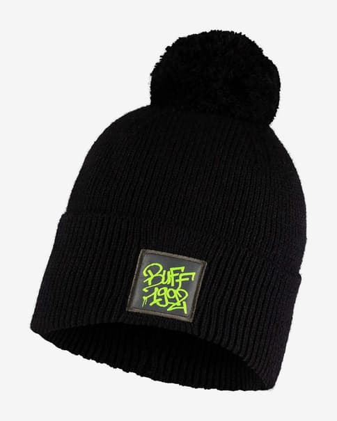 Gorro Buff Knitted Deik negro infantil