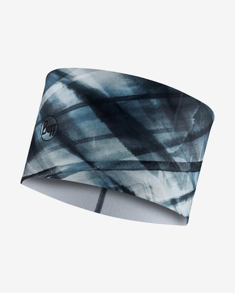 Cinta para la cabeza Buff Tech Fleece gris azulado negro